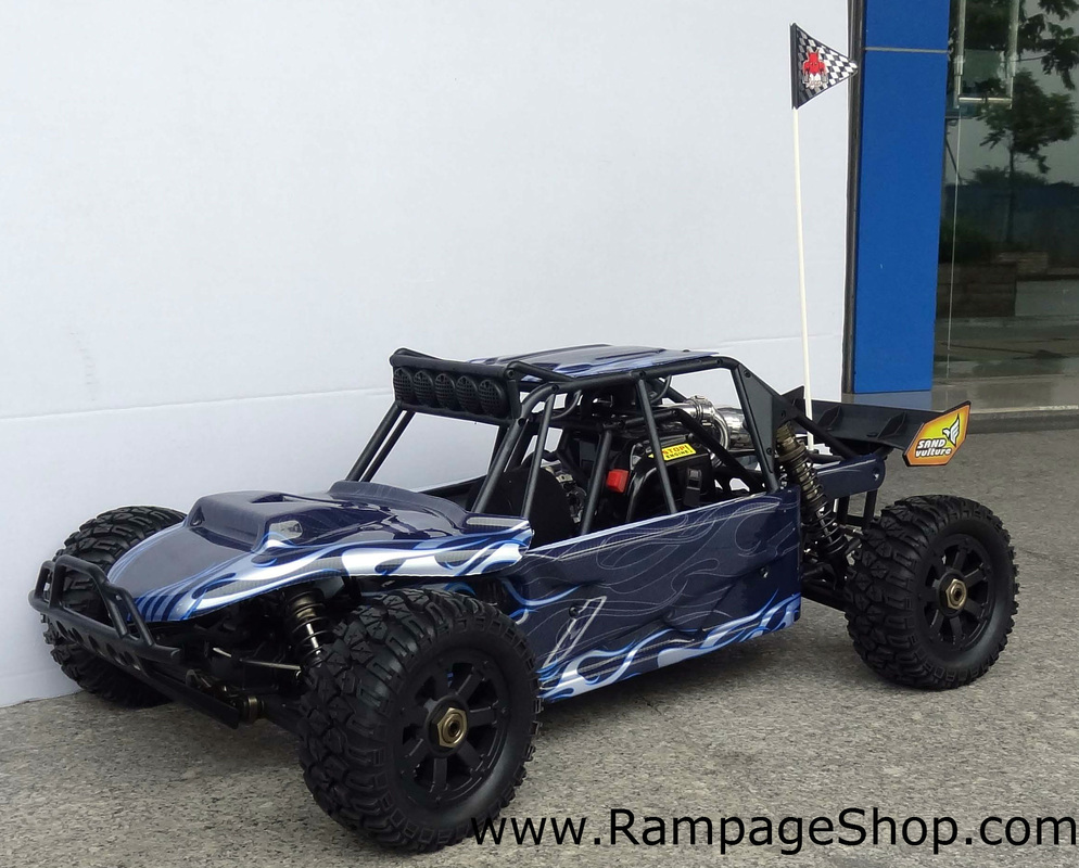 redcat racing rampage chimera 1/5 scale gas rc sand rail buggy