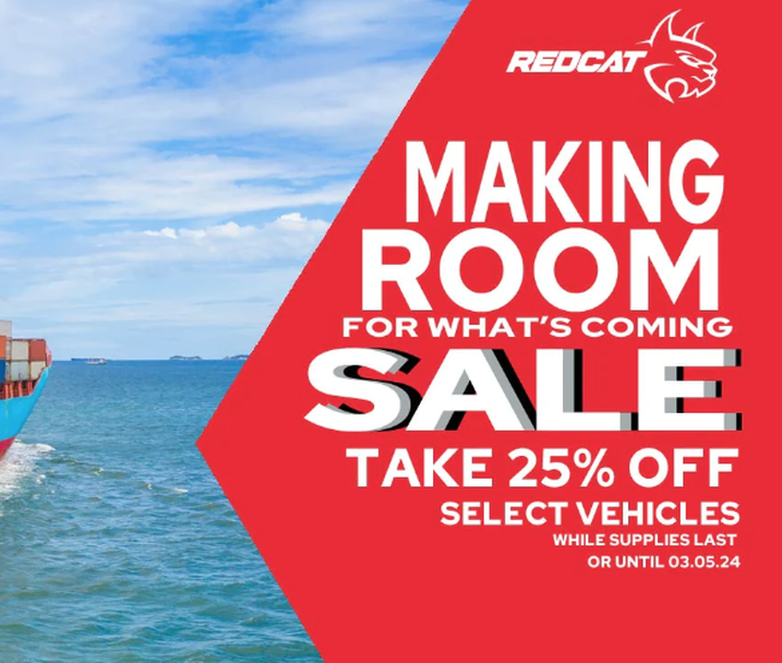 Save 25% Off Select Redcat Rock Crawlers and Drift Cars including the Gen9, Marksman and RDS