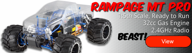 Redcat Racing Rampage MT Pro - Upgraded 1/5 Scale RC Monster Truck